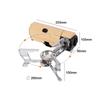 Lightweight Folding Camp Stove Khaki Camping Stove Butane Outdoor Camping Stoves  Travel