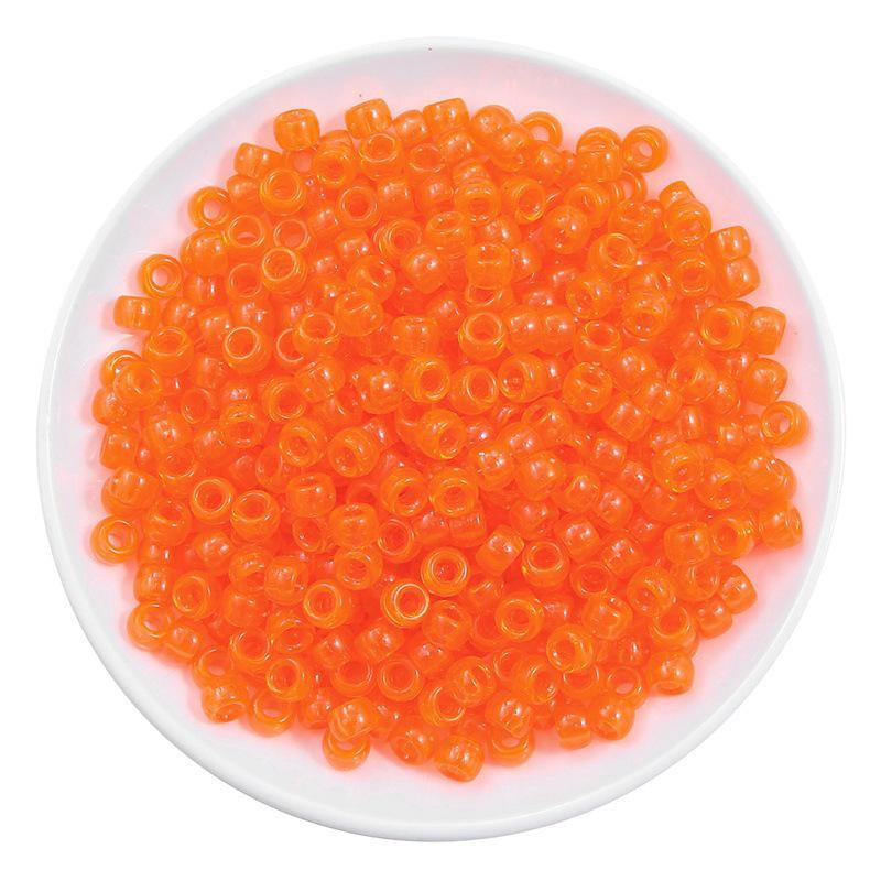 Акриловые бочкообразные бусины с большим отверстием 9x6 мм для изготовления браслетов своими руками