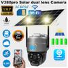 LS VISION 5MP WIFI /4G Kamera Quyoshli PIR Odamni Aniqlash Tungi Ko'rish Tashqi Suv o'tkazmaydigan Xavfsizlik Video IP PTZ Kamera CCTV Monitor V380
