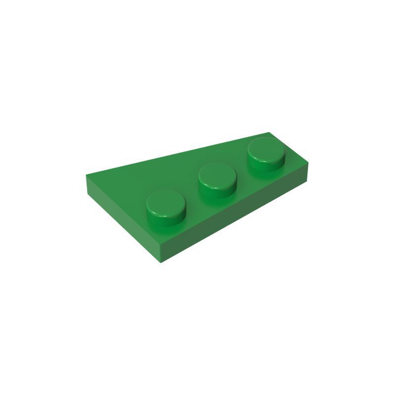 20 шт. Детали MOC 43723 Клин-пластина 3x2 Левая Совместимые Кирпичики DIY Сборка Строительные Блоки Частицы Детская Головоломка Развивающая Игрушка Подарок