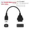 Кабель OBD2 6pin OBDII Test Диагностический разъем Замена кабеля-адаптера для мотоцикла Suzuki