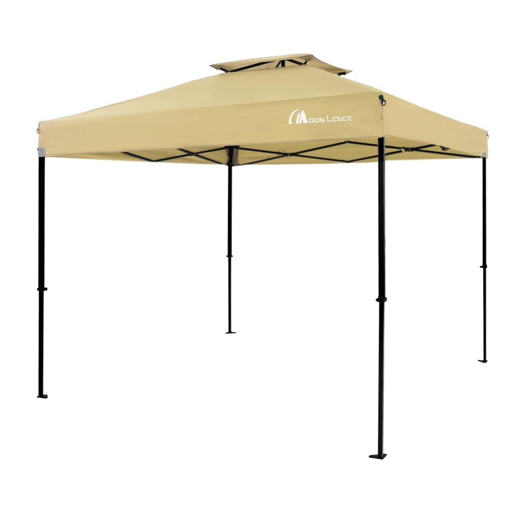 Брезентовая палатка MOON LENCE с регулировкой в одно касание на 3 уровня, легкая сборка одним касанием, защита от ультрафиолета, тент из стали, товары для кемпинга и отдыха на открытом воздухе