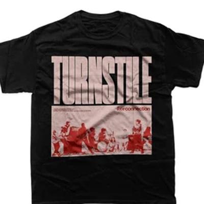 Винтажная футболка с логотипом группы Turnstile черная Унисекс Футболка Все размеры от S до 5XL JM594 Унисекс Футболка