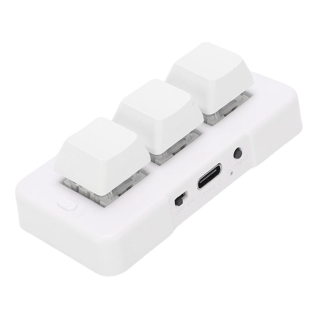 3 Keys Small Keypad USB Wired 2.4G Wireless Custom Mechanical Keyboard for Gaming and Work