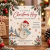 Creative Christmas Scrapbook Accessories Hug Pocket Card, Mini Festive Greeting Card Holiday Cards with Envelopes Envelope, Gift Tag for Friends