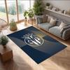 Villarreal FC Soccer Football Pattern Soft Area Rug Non Slip Indoor Floor Carpet Sports Decor Mat for Bedroom