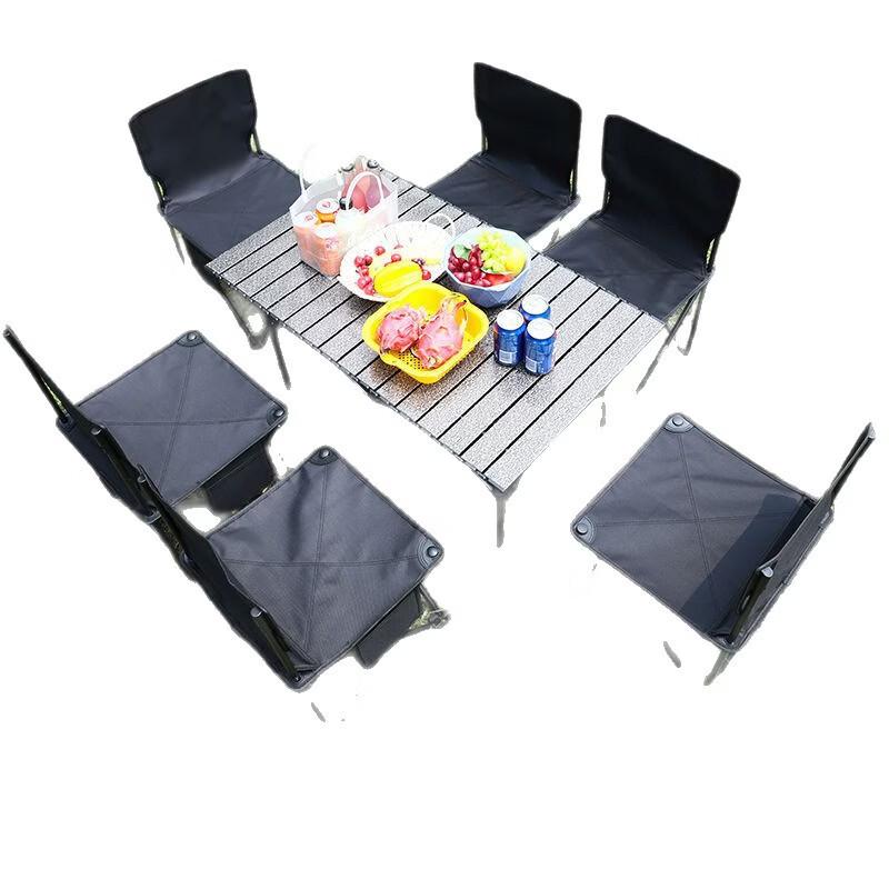 Portable Folding Camping Dining Table and Chair Set