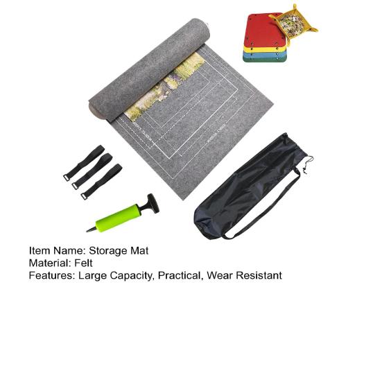 Jigsaw Puzzle Roll Mat Large Capacity Foldable Design Wear Resistant Puzzle Saver
