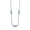 [K9369] - Silver 'Choreography' Steel Chain - 50 Cm 9 Mm