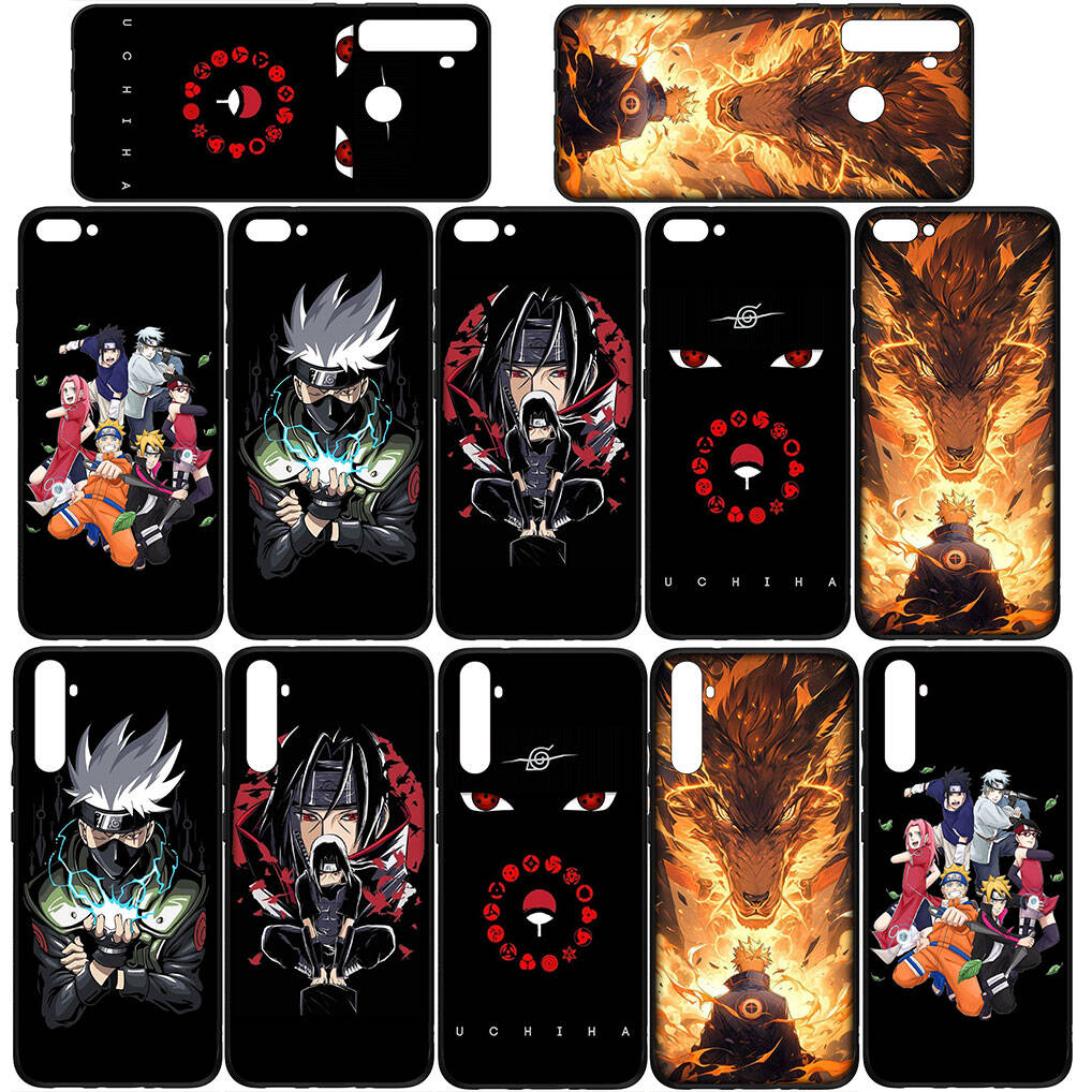 Для Samsung Galaxy S25 S24 S23 S22 Ultra FE Plus A17 A37 A57 A56 A55 A06 A16 A15 A36 A26 A35 A05 A25 A54 A34 Чехол для телефона Итачи Учиха Акацуки Наруто