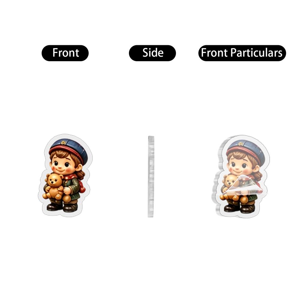 2D Flat Acrylic Set, for Collecting and Display of Small Items
