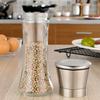 Pepper Mill Labor-saving Cooking Accessories Stainless Steel 2-in-1 Portable Spice Crusher Bottle Pepper Mill Durable Cookware