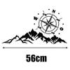 Компас горы автомобильный Стайлинг светоотражающие наклейки внедорожник внедорожная декоративная наклейка
