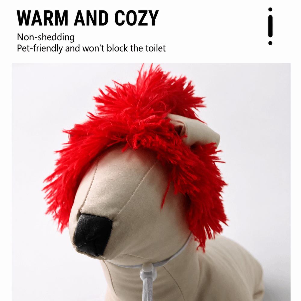 Funny Pet Wig Decorative Pet Costume Lightweight Dog Wig Holiday Decoration