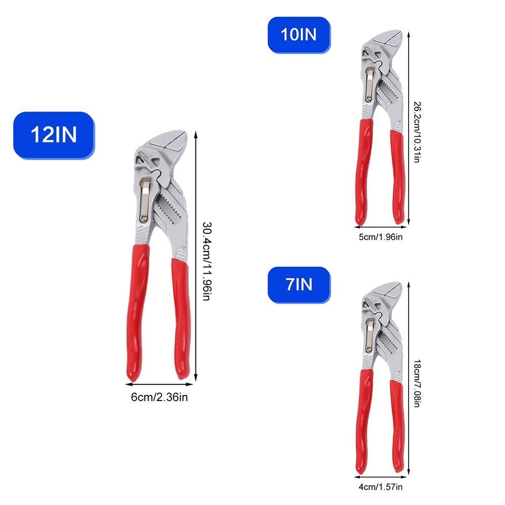 Large Opening Eagle Beak Pliers Water Pump Clamp Water Pipe Pliers Adjustable Spanner  Plumbing