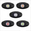 Auto Accessories LED Rock Lights 9 LEDs Underglow Lights IP67 Waterproof Trail Rig Lamp for Truck Pickups