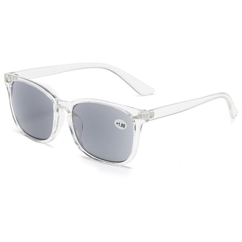 Солнцезащитные очки для чтения с HD-линзами серого цвета и защитой от УФ - Классический стиль с заклепками