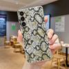 Luxury Soft Case For Samsung Galaxy Note 20 Ultra 10 Plus 8 9 S22 S20 Fe S21 Note10 Lite Phone Cover Gg Snake Skin Pattern Funda
