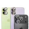Цветное Блестящее Алмазное Глиттерное Кольцо для Камеры Стекло для IPhone 17 Pro Max 17 Air 16 15 Pro Max Plus Прозрачность HD Защитная Пленка для Экрана Объектива Металлическая Крышка Аксессуары