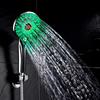 Temperature Sensor Colorful LED Shower Head Handheld Luminous Shower Sprayers  Home