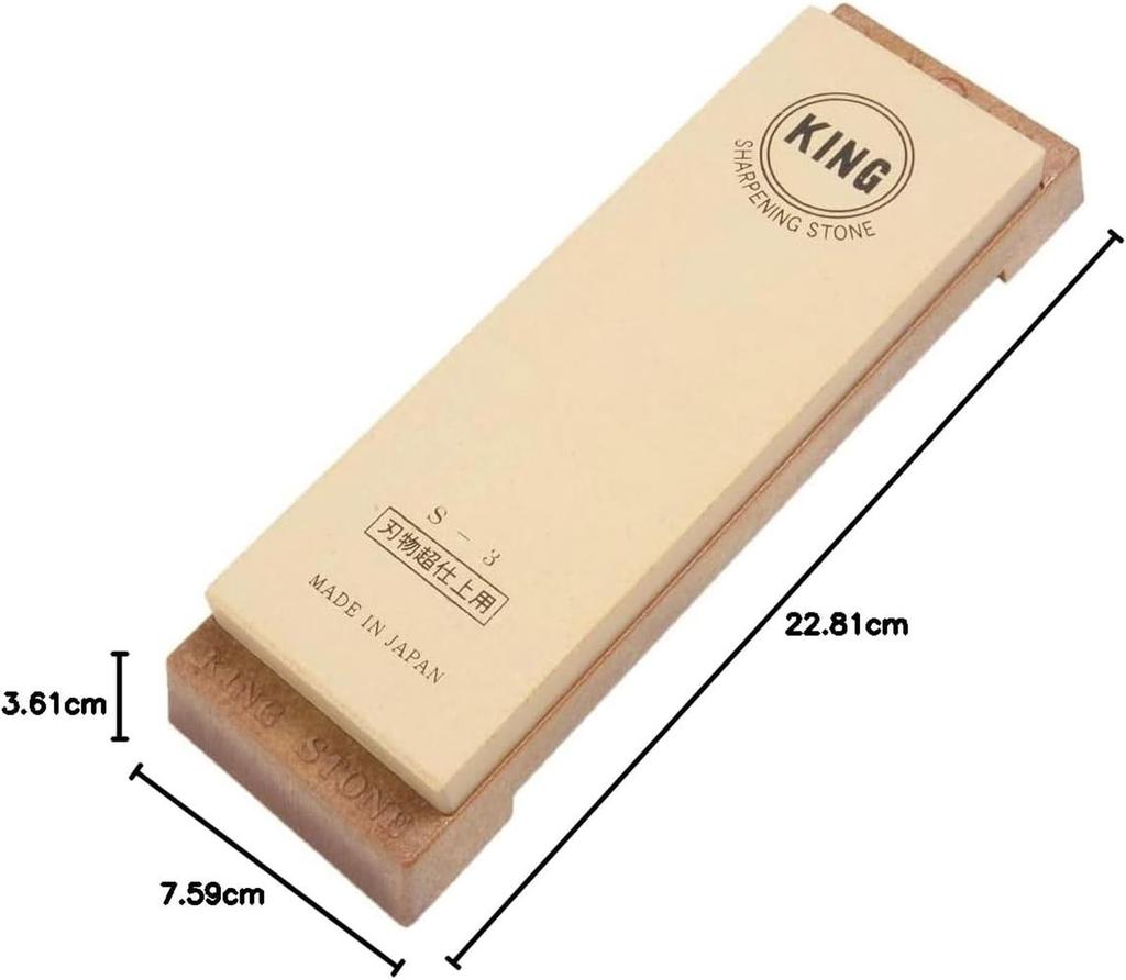 King Finishing Stone Type 185x62x15 For Final Finishing S-3 Grit #6000