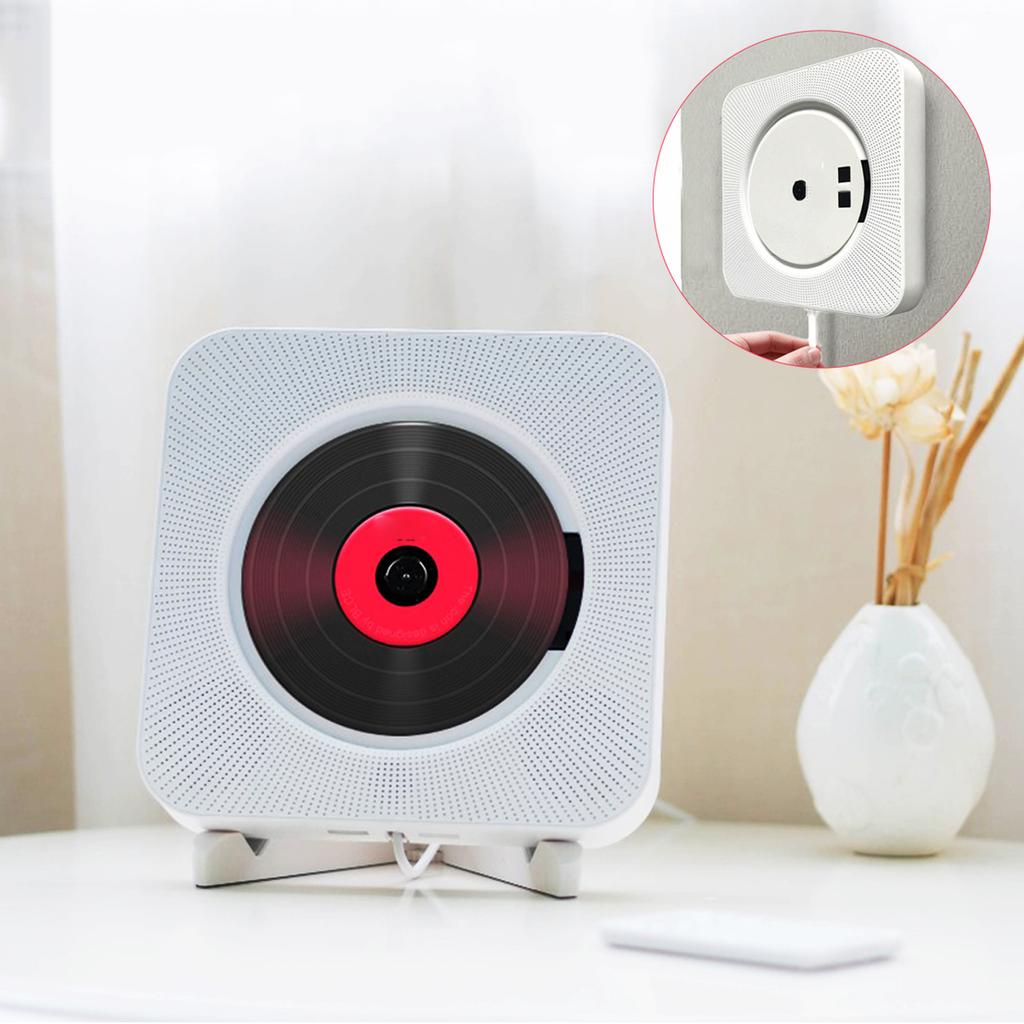 Новый настенный сабвуфер Bluetooth HiFi CD-плеер с динамиком для дородового образования, пульт дистанционного управления музыкой FM-радио AUX Stereo