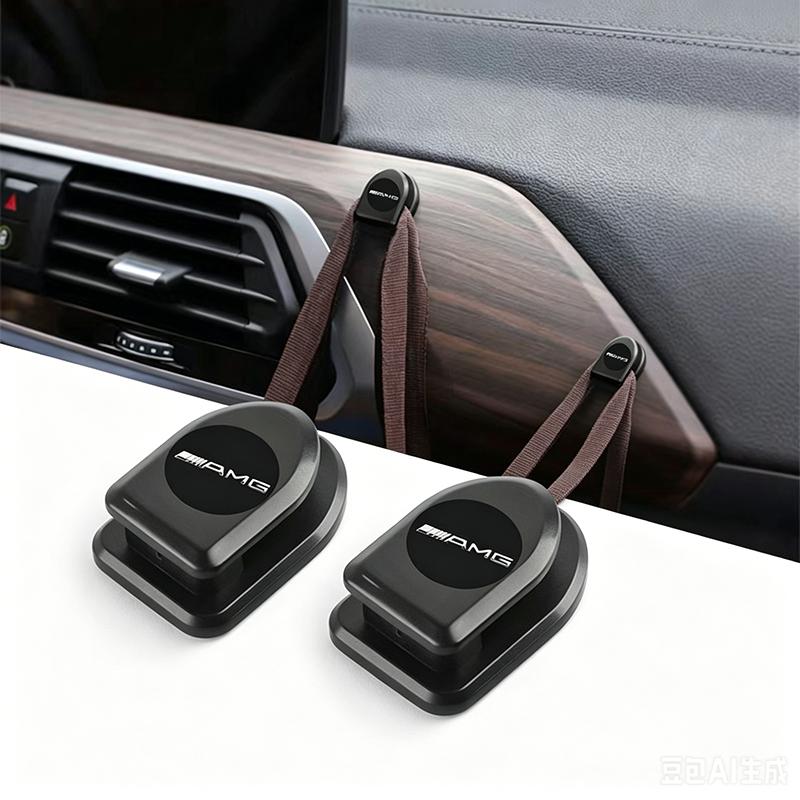 2/4pcs Mini Car Hooks USB Cable Headphone Key Storage Hooks Car Stickers For Mercedes Benz A300 A200 CLK CLA A180 E220 A300 S300 z6