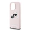 Karl Lagerfeld Klhmp15Xskchpplp Iphone 15 Pro Max 6.7 Różowy/Pink Hardcase Silicone Karl & Choupette Magsafe