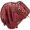 ZETT Soft Baseball Catcher's Mitt Soft Steer Bordeaux Brown Right Pitch BRCB35322