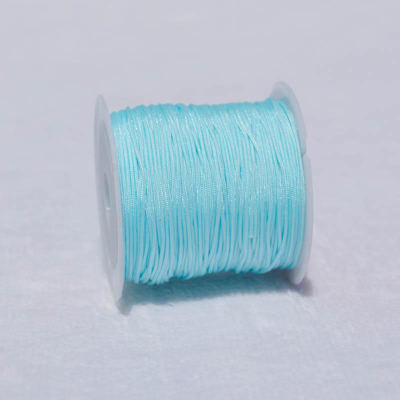 Нейлоновый шнур 0,8 мм * 20 м, нить для браслетов, сделай сам, 1 рулон, для ожерелья, ювелирных аксессуаров