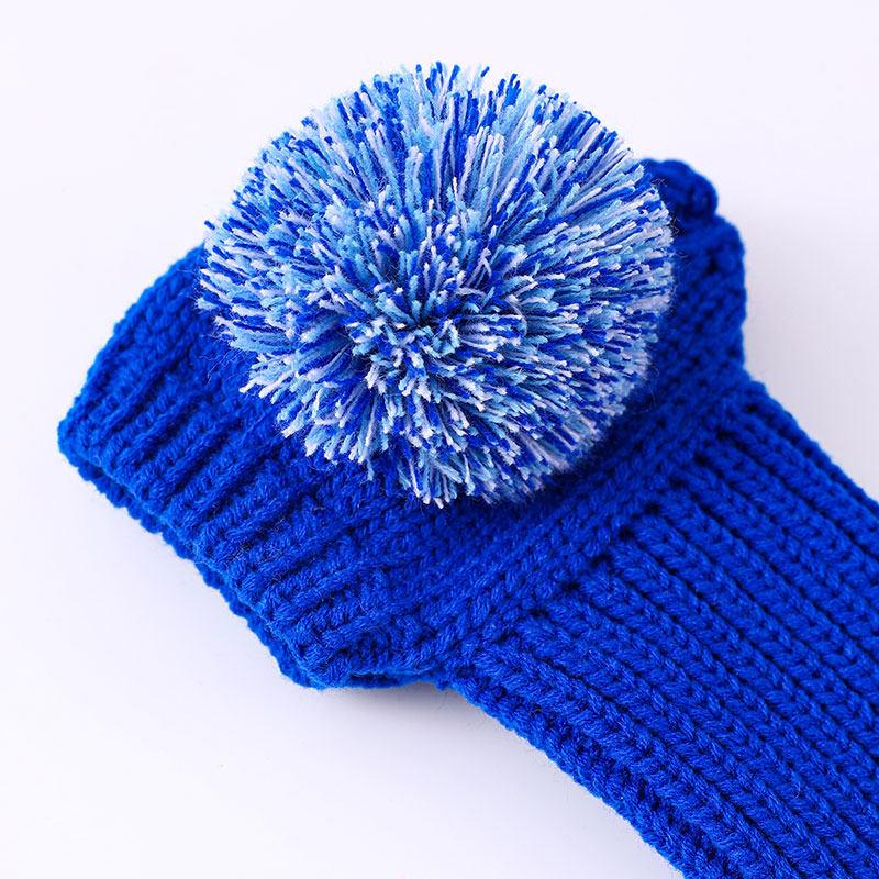 Unny Pom Pom Knit Hat for Italian Greyhound Dachshund Weimaraner Greyhound Clown Style Pet Accessories