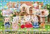 Epoch Apollo Picture Puzzle Sylvanian Families Puzzle with Ages 5 and ST Mark Certified 25-317 Everyone's Friends, 46-Piece Children's Backing, Up,