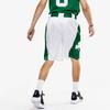 Nike NBA 75th Anniversary SW Fan Edition Boston Celtics Colorblock Sports Straight Loose-Fit Breathable Basketball Shorts Men Bottoms White DD1592-100