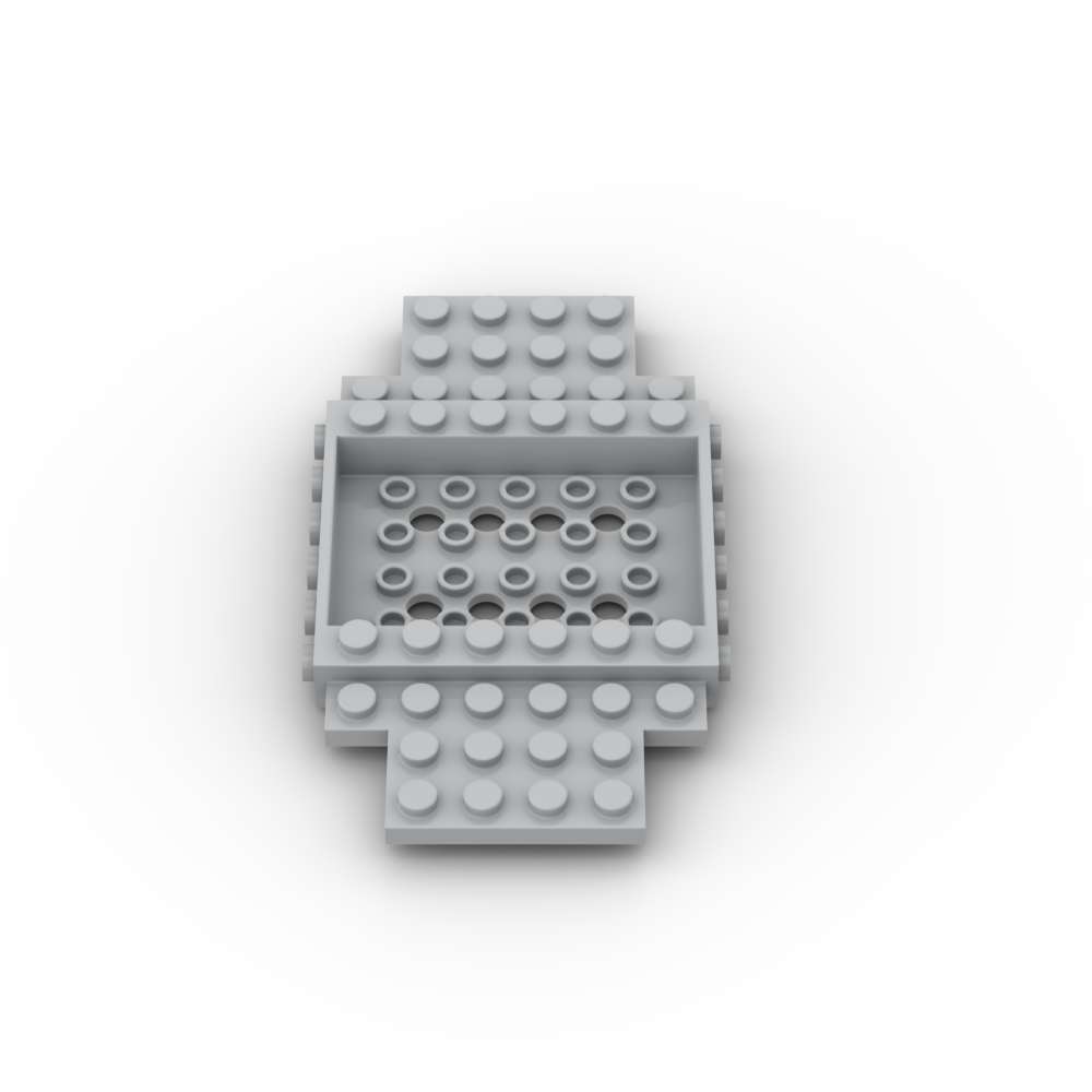 Нетоксичный Moc 1 шт. 65634 Наборы строительных блоков для транспортных средств 6x12x1 Центральные кубики Головоломка из частиц Образовательная игрушка Подарок на день рождения Ребенку