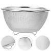 Thickened Stainless Steel Sink Drain Basket Rice Sieve Wash Kitchen Basin Food Washing Bowl Strainer Colander Mesh Strainer