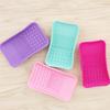1Pcs Silicone Brush Cleaning Tool Soap Dish Shape Cosmetics Cleaner Washing Brushes Cleanser Clean Beauty Essentials