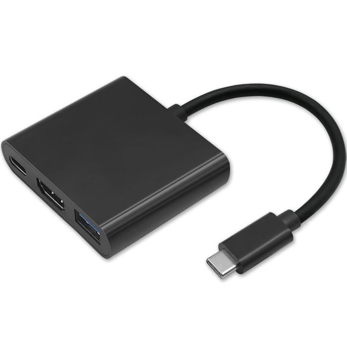 Qoltec Hub Adapter USB-C 3.1 2in1 | HDMI 4K | VGA