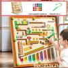 Non-Toxic Magnetic Color And Number Maze Learning Education Toys Color Matching Montessori Toys Toys Concentration Training For Child Gift