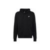 Nike Спортивная толстовка с капюшоном Club Fleece Пуловер Черный/Белый Унисекс Уличная одежда BV2654-010