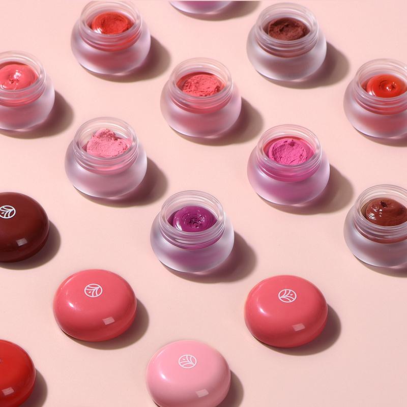 6-color Mousse Blush Nude Natural Delicate Color Long-lasting Matte Velvet Rouge Waterproof Face Beauty