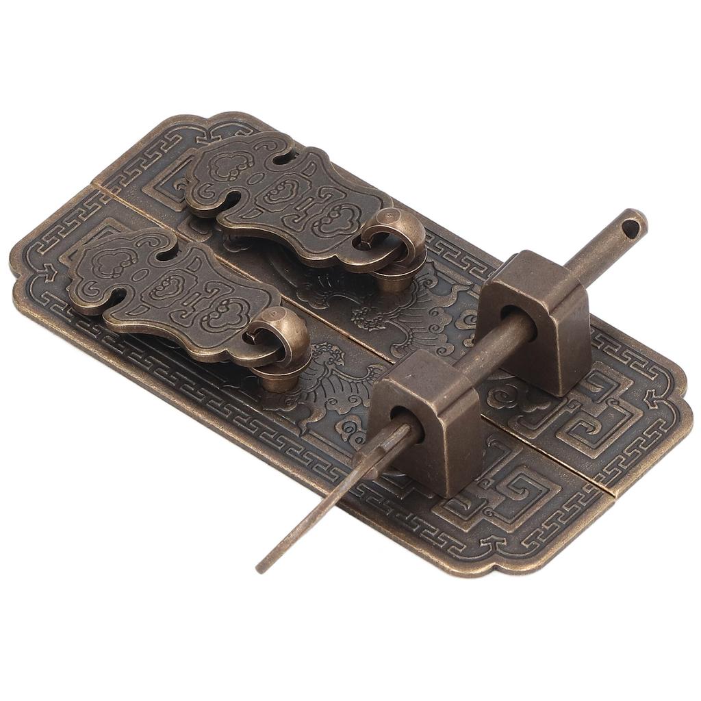 Лицевая панель шкафа из латуни, материал бронза, благоприятный узор летучей мыши, ручки для шкафа в китайском стиле в стиле ретро