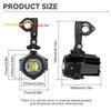 Motorcycle LED Auxiliary Headlight Fog Light For BMW R1200GS LC R1250GS Adventure R1250RT R1200RT R1250RS Led Driving Lights