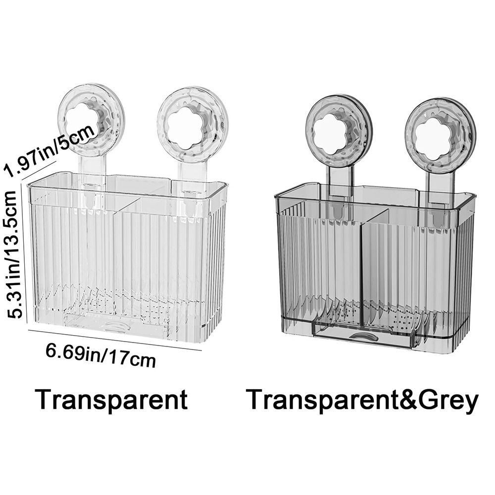 Wall Mounted Suction Cup Chopstick Holder Reusable Chopsticks Spoon Organizer  Bathroom