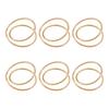 6/12 шт. Золотые кольца для салфеток Сплав Спиральный дизайн Держатели для салфеток Пряжки Семейный ужин Свадебная вечеринка Украшение стола