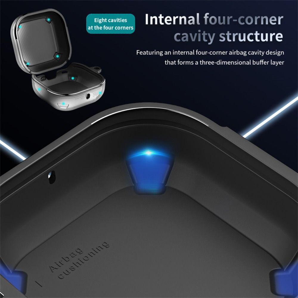 С карабином Защитный чехол Ударопрочный чехол для наушников для Samsung Galaxy Buds4/4pro Для путешествий