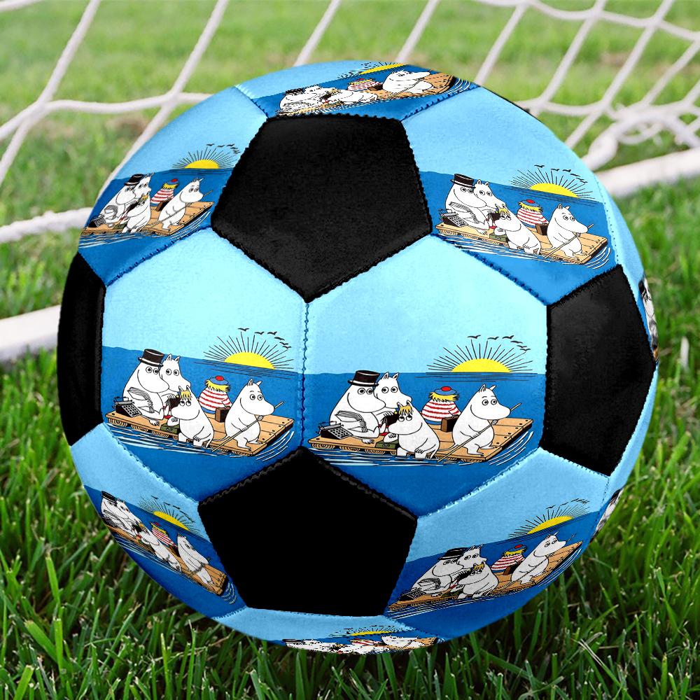 Moomin Theme Size 5 Soccer Ball, Suitable for Both Indoor and Outdoor Matches, a Gift Suitable for Everyone.