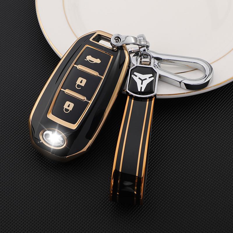 Premium Soft TPU Car Key Case Cover Shell for INFINITI QX56 ESQ QX50 Q50 QX60 Q50L Key Rings Keychain Bag Accessories