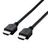 Elecom HDMI Cable 5m 4K X 2K Compatible Black DH-HD14EL50/RS