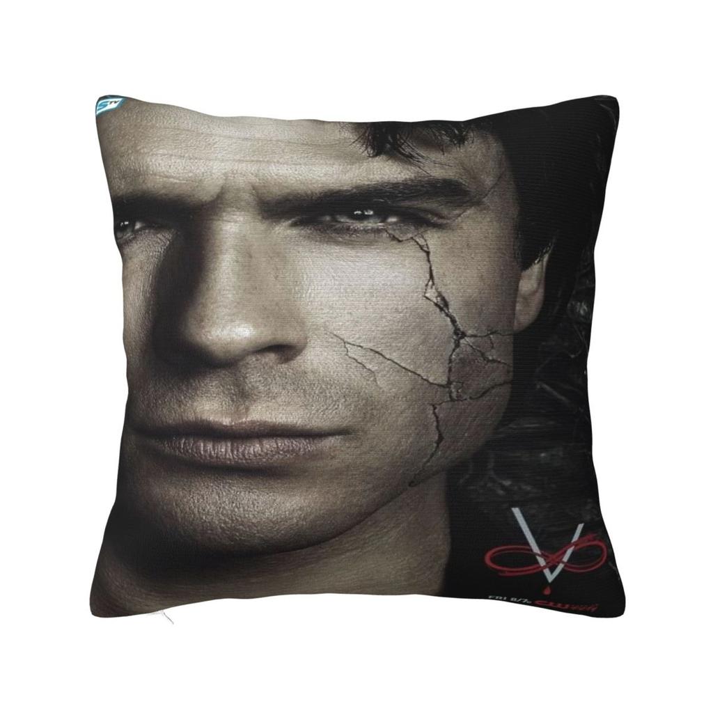 Наволочка Damon Salvatore Мерч Печать Чехол для Подушки Наволочки Домашний Декор Квадратный Разные Размеры