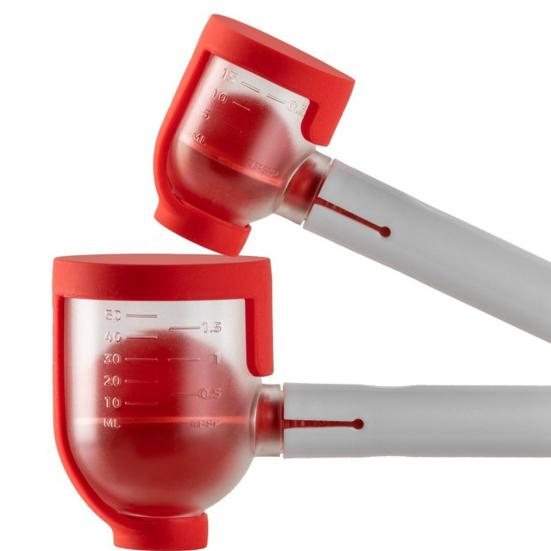 Protein Powder Funnel Container, Portable Supplement Scoop with Cap, No Spill Powder Dispenser, Narrow Bottles Adapter